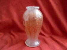 VERLYS,ANTIQUE FRENCH GLASS VASE, SIGNED, 1930s YEARS. picture