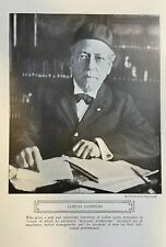 1920 Vintage Magazine Illustration Labor Leader Samuel Gompers picture