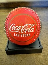 Vintage 90s Coca Cola Baseball Ball Las Vegas Souvenir  picture