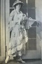 1919 Vintage Magazine Illustration Actress Helen Clark picture
