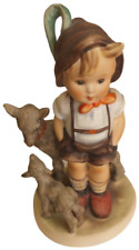 Vintage W. Goebel Hummel Porcelain Boy Figurine Little Goat Herder 200/0 Germany picture