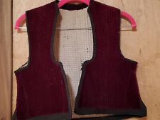 Antique Bulgarian Folk Costume wool vest padded quilted ethnic waistcoat peasan picture
