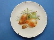 Porcelain China Plate: SCHUMANN Bavaria Arzberg Germany E&R Golden Crown ~ PEARS picture