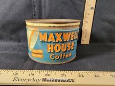 Vintage Empty Regular Grind Maxwell House Coffee Drip Grind Tin Metal Can picture