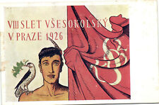PC SOCOL MOVEMENT, VIII SLEET VSESOKOLSKY V PRAZE 1926, Vintage Postcard (b28199) picture