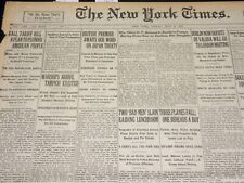 1921 JULY 8 NEW YORK TIMES NEWSPAPER- WARSHIPS ARRIVE, TAMPICO EXCILED - NT 8697 picture