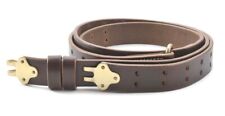 M1907 LEATHER RIFLE SLING M1 GARAND SPRINGFIELD Premium Drum Dyed Leather picture