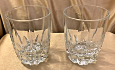 Mikasa APOLLO EXECUTIVE Double Old Fashioned Glasses Set of 2 Blown Glass 4 3/8
