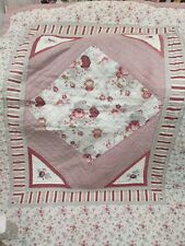 Waverly Garden Room Norfolk Rose Gingham Quilted Comforter With 3 Shams picture