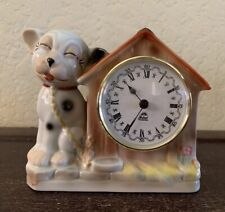 bonzo doghouse clock porcelain made in germany picture