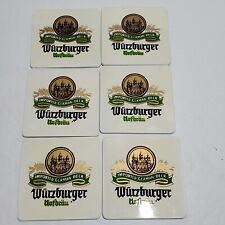 Vintage Wurzburger Imported German Beer Coasters Set of 6 Japan picture