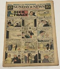 Sunday News Comic Strip Newspaper Insert Dick Tracy Terry Annie May 31 1959 picture