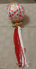 Vintage Japanese Traditional Temari Ball Multi Color w/Tassel picture