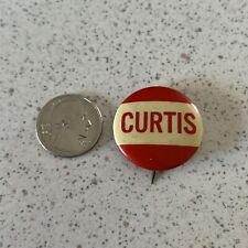 Vintage Curtis Pinback Button High School ? Staten Island ? Election ? #45287 picture