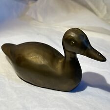 VTG Solid Brass Duck ‘Price Products ‘ Newark N.J.Taiwan Felted Bottom Label picture