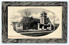 c1910 Baptist Church Chapel Building Detroit Minnesota Embossed Vintage Postcard picture