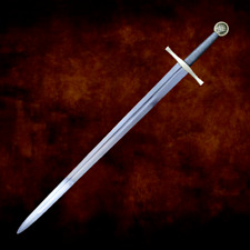 CUSTOM HANDMADE D2 TOOL STEEL KING ARTHUR SWORD REPLICA EXCALIBUR MEDIEVAL SWORD picture