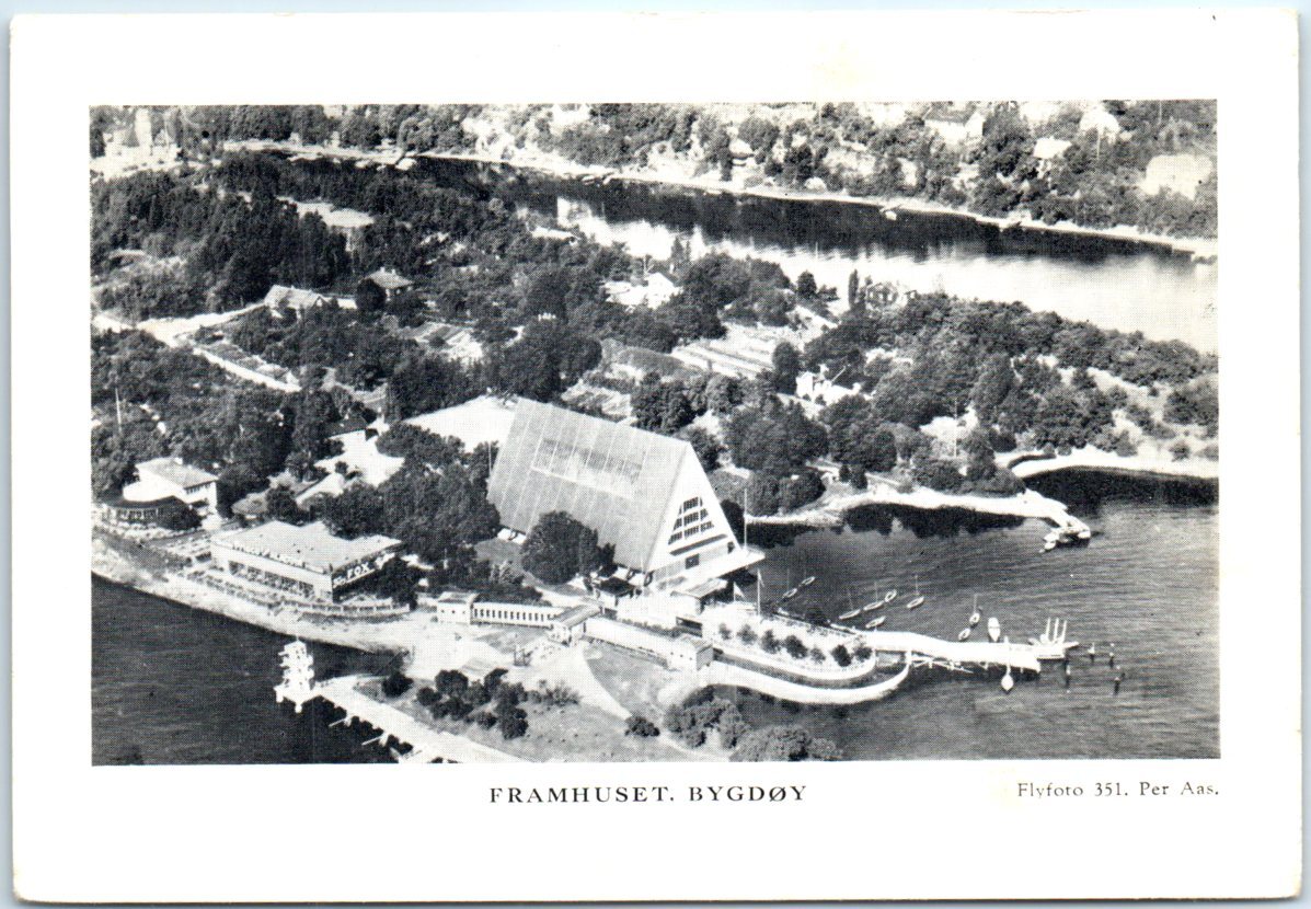 Postcard - Aerial Photo, The Fram Museum, Bygdøy - Oslo, Norway