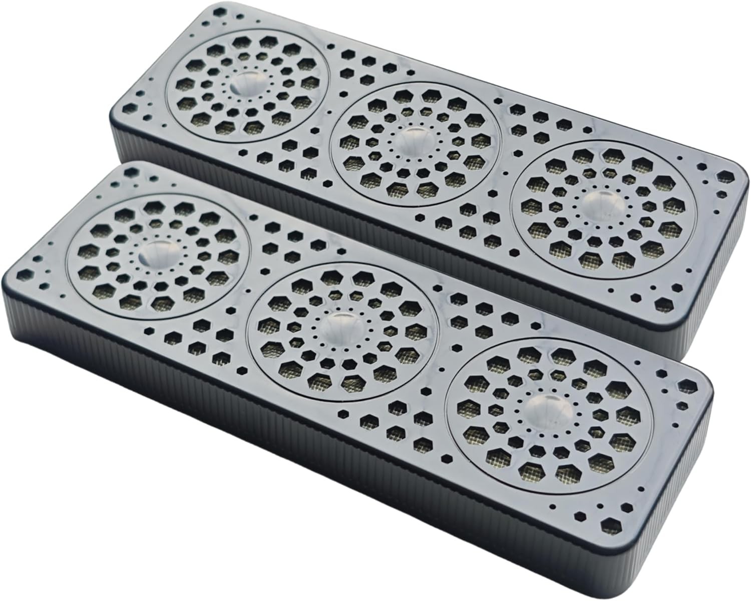 Cigar Humidifier,2-Pack Black Rectangle,Cigar Humidor Humidifiers, Triple Window