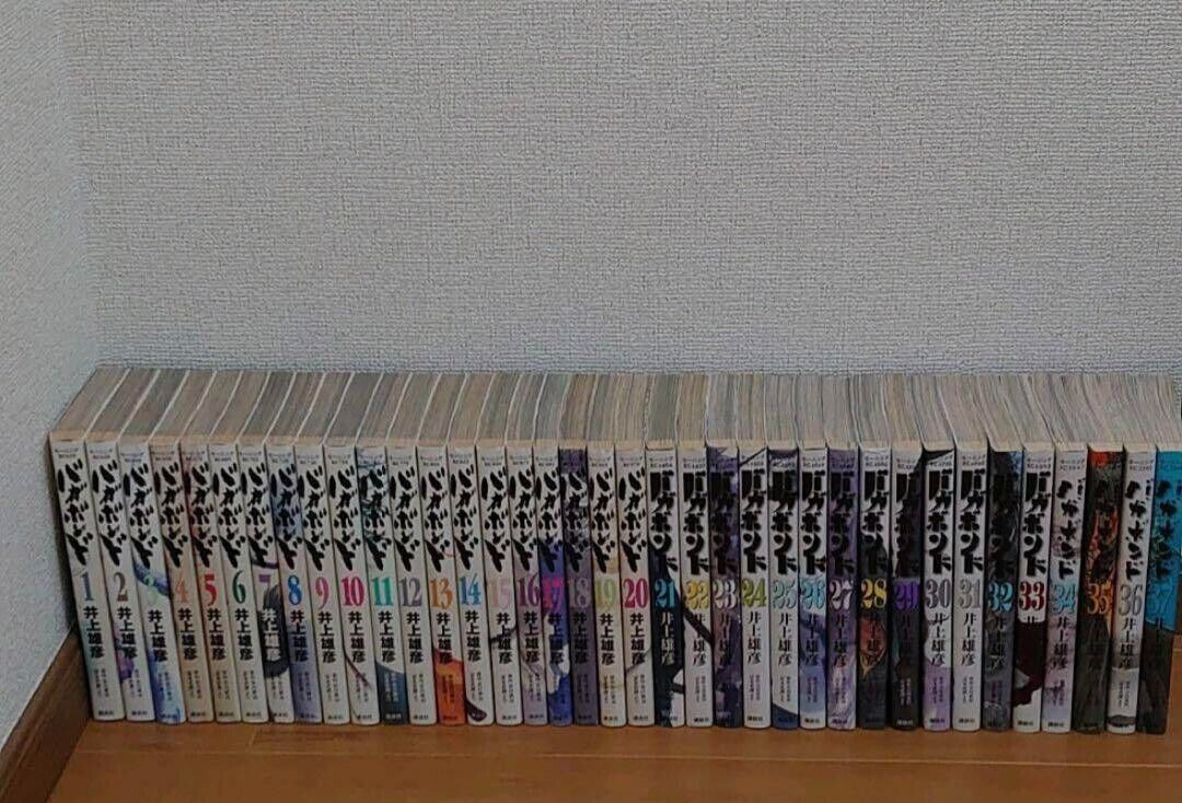 Vagabond 1-37 Complete Set Manga Musashi Miyamoto Takehiko Inoue 1999 Kodansha