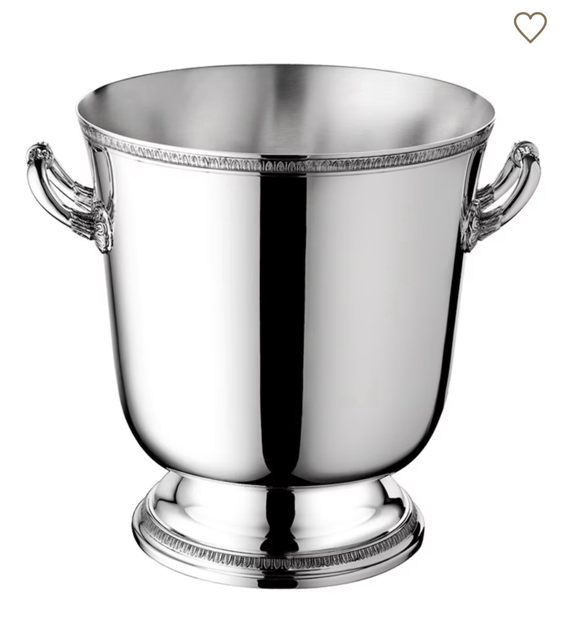 Christofle Silver Plated Malmaison Champagne Cooler Bucket 4240431