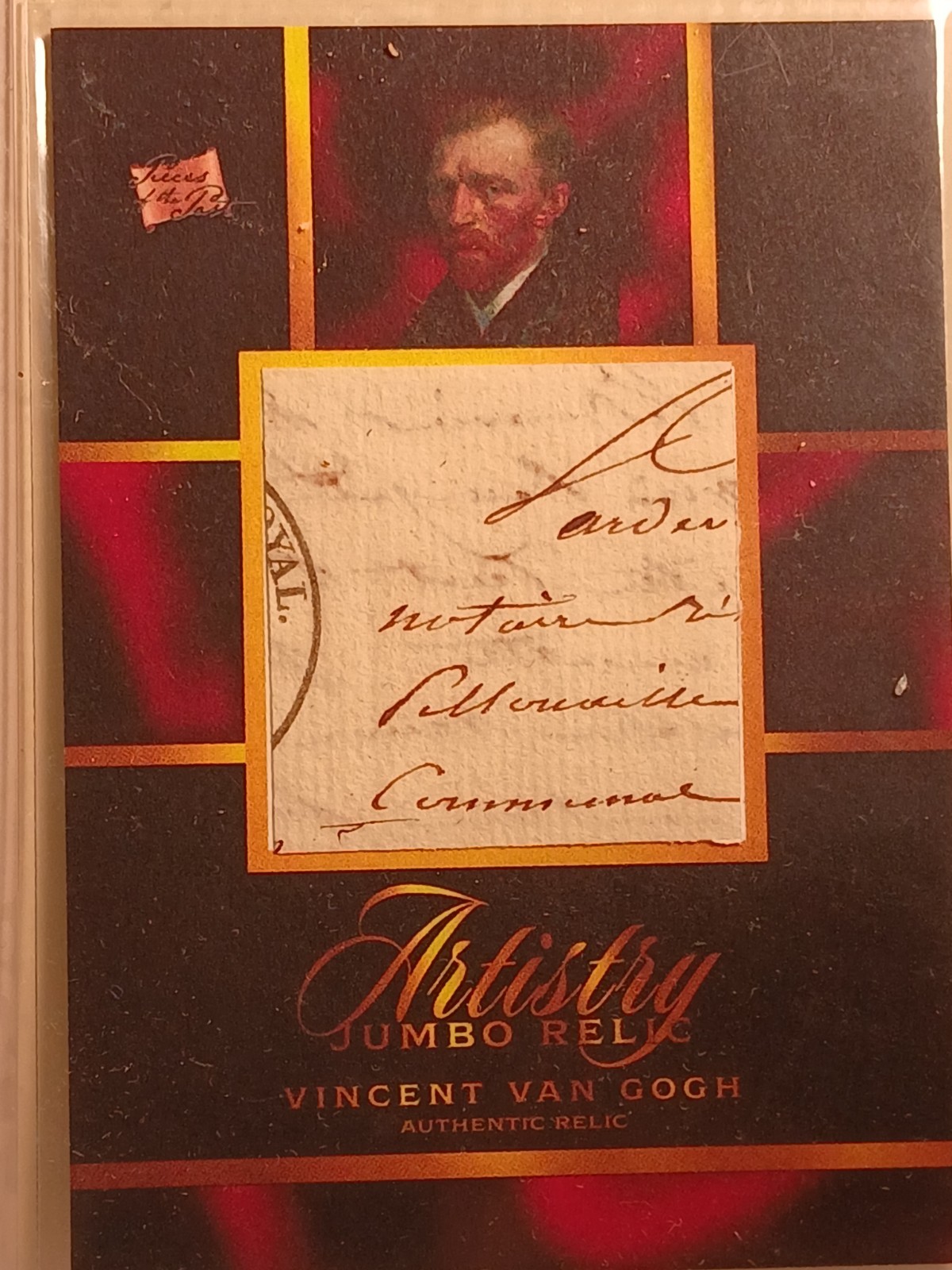 2023 Pieces of the Past VAN GOGH Jumbo Handwritten Letter Rare \ 2023 Pieces of the Past VAN GOGH Jumbo Handwritten Letter Rare \