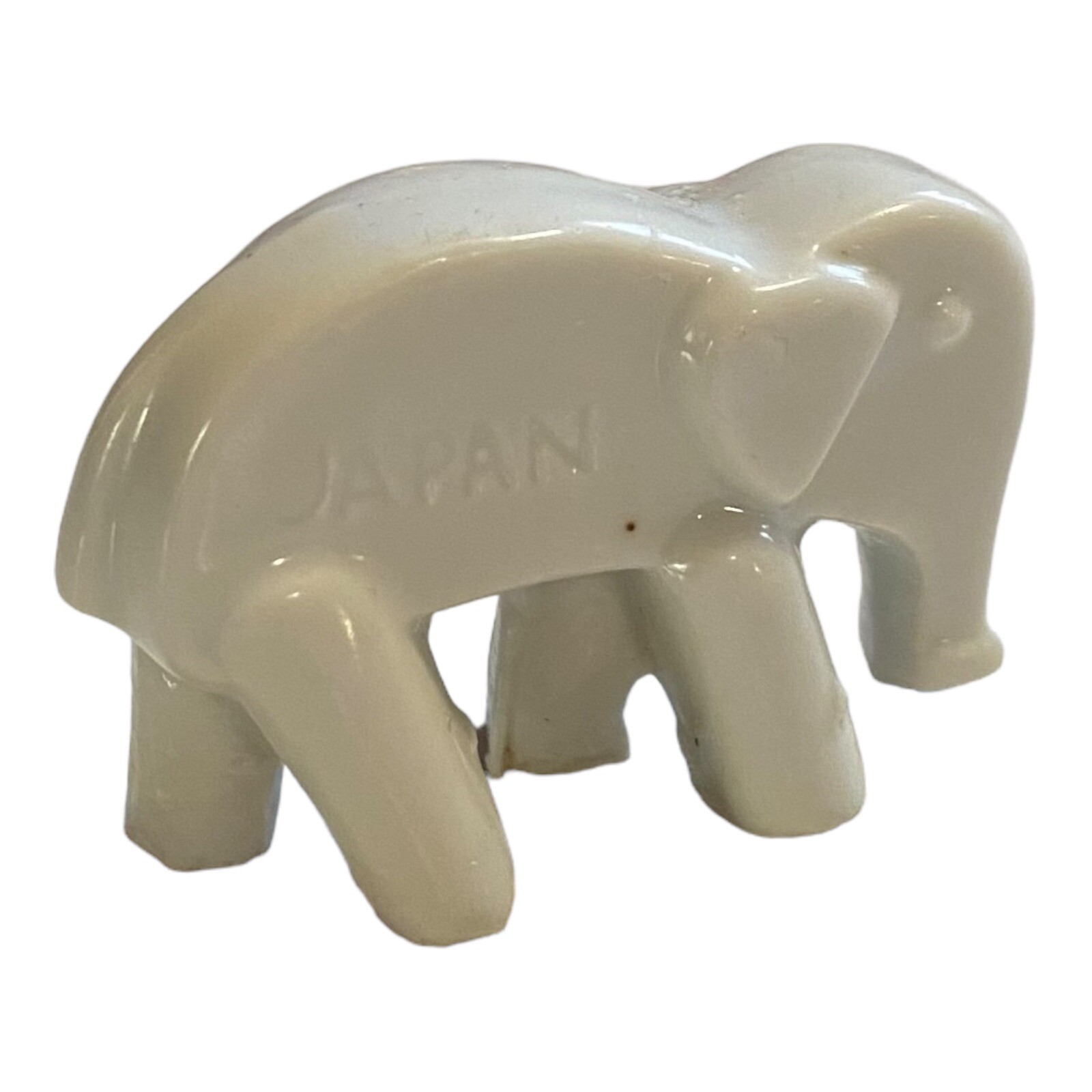 VTG Mini Porcelain Ceramic Elephant Figurine Stamped Japan
