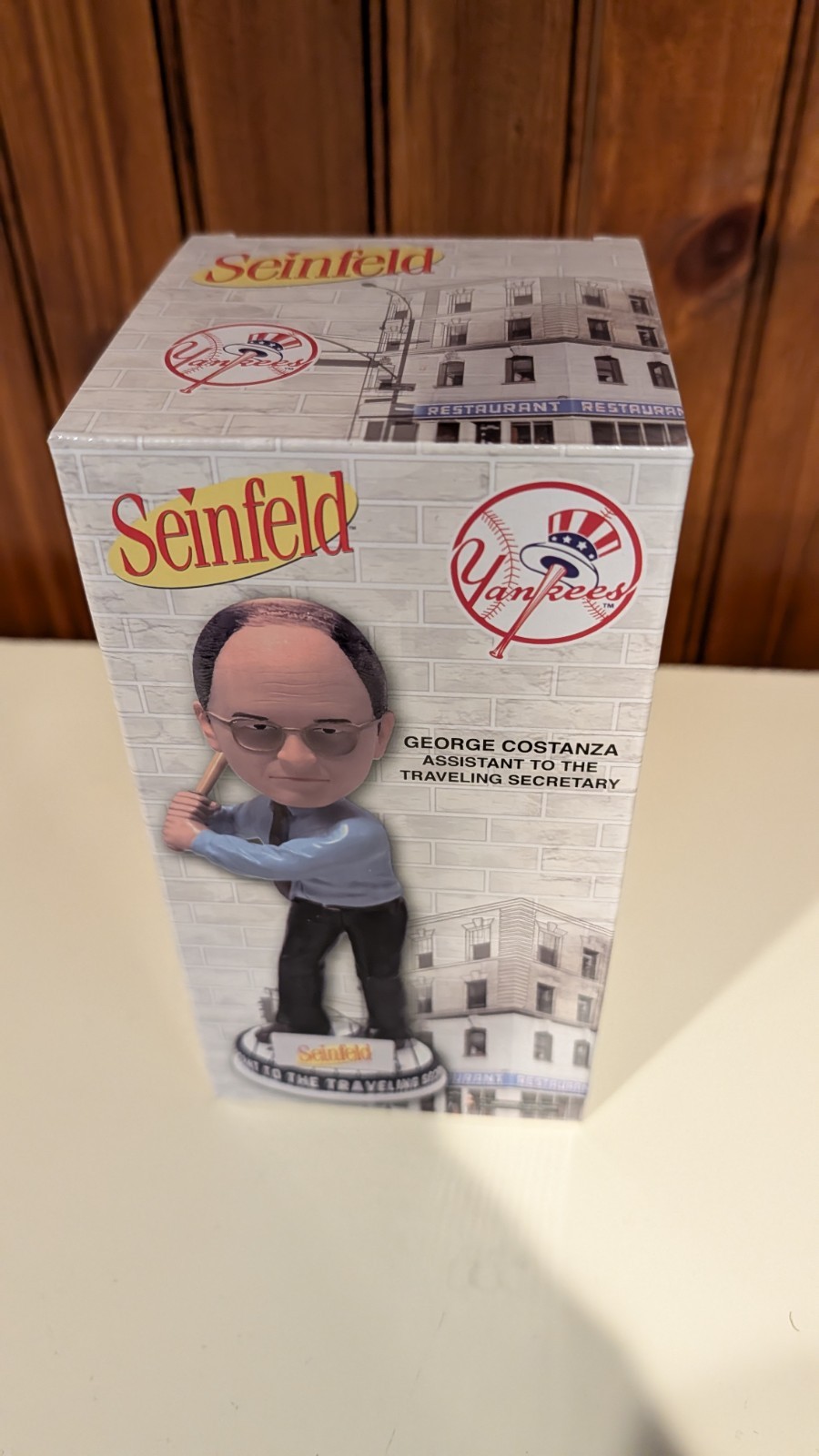 Delta Seinfeld George Costanza Traveling Secretary Bobblehead In Box Unopened