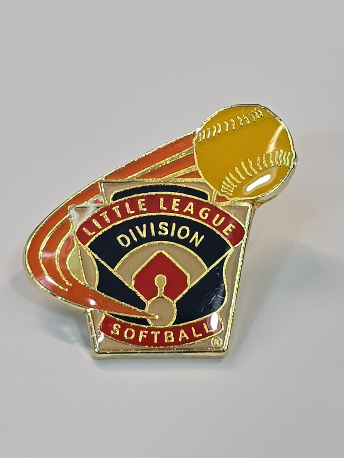 Little League Division Softball Lapel Pin