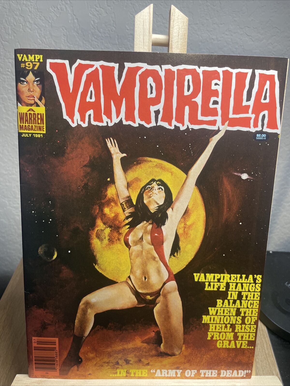 Vampirella Warren Magazine July 1981 Vampi #97 \