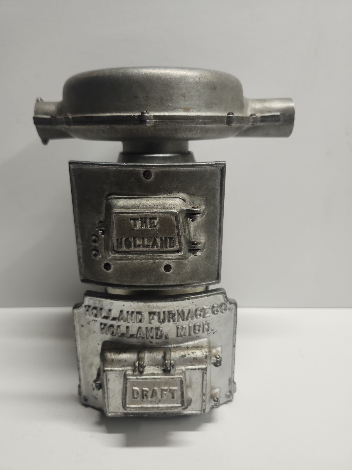 Antique Holland Furnace Co. Salesman Traveling Sample/Display 5 PC Cast Aluminum
