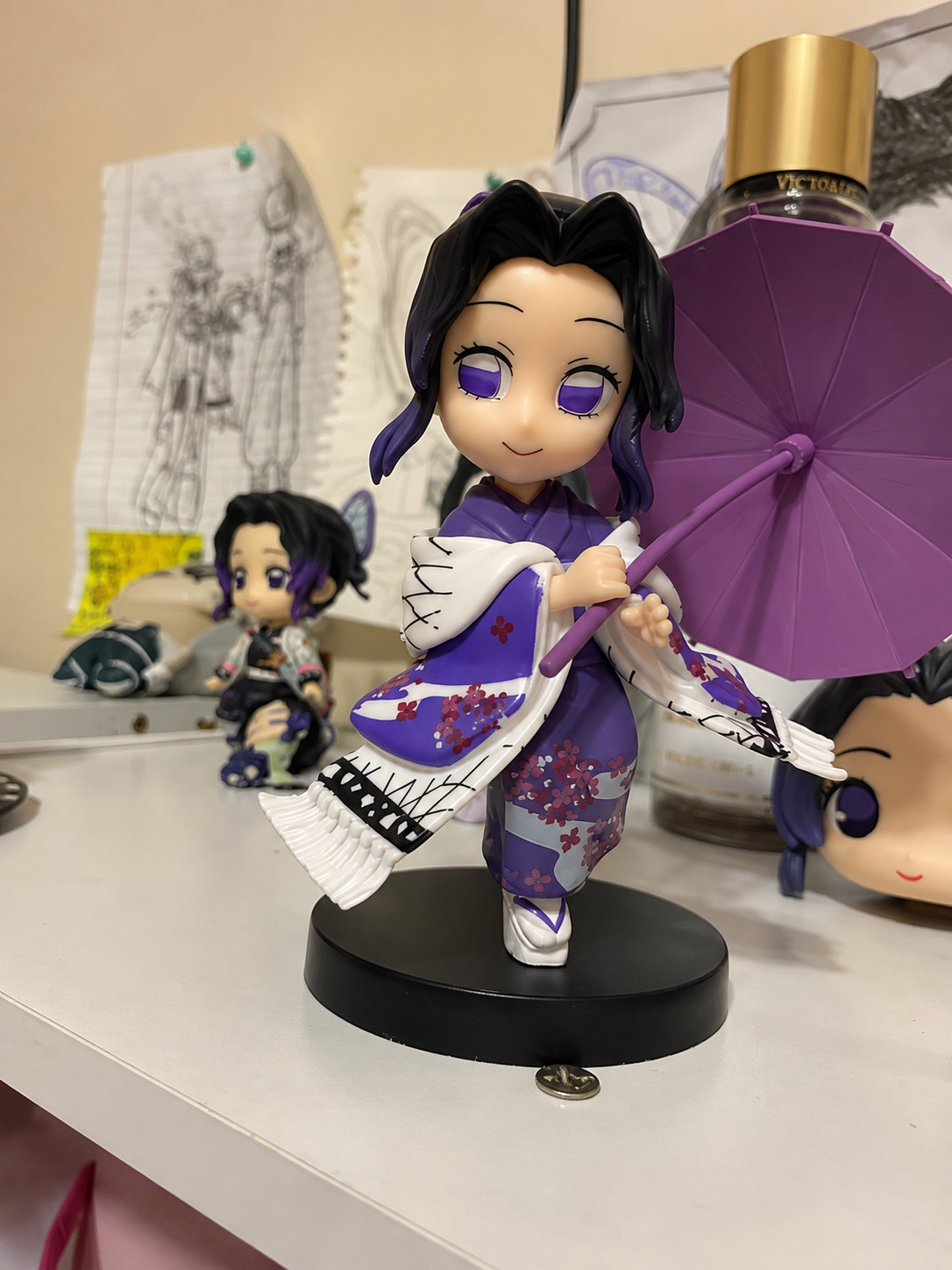 Anime Figure Demon Slayer Kimetsu No Yaiba Plum RainAction Figure Shinobu Kocho