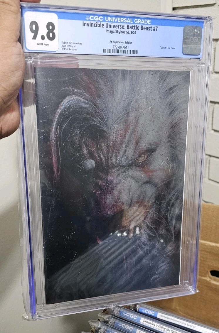 CGC 9.8 Battle Beast #7 - Will Shrike FOIL LE 500 Megacon Exclusive Invincible 