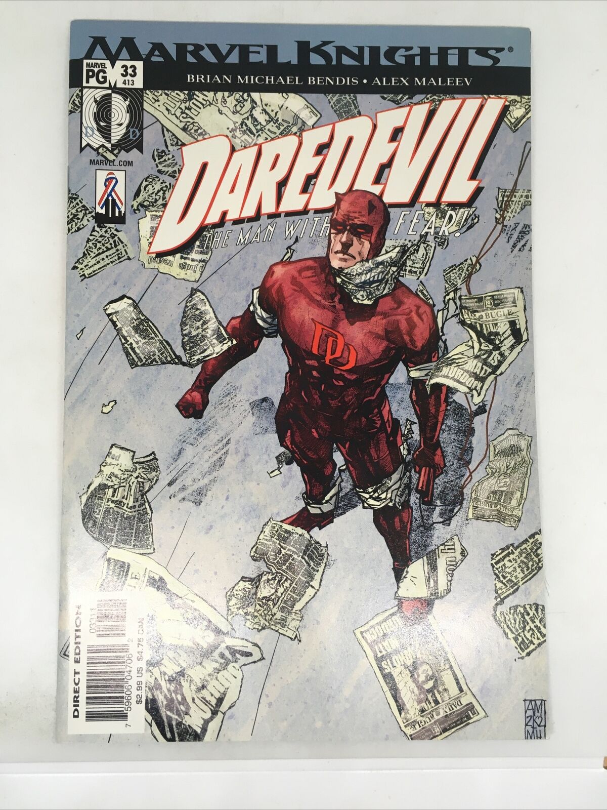 Daredevil #33 Newsstand Variant - Marvel Knights