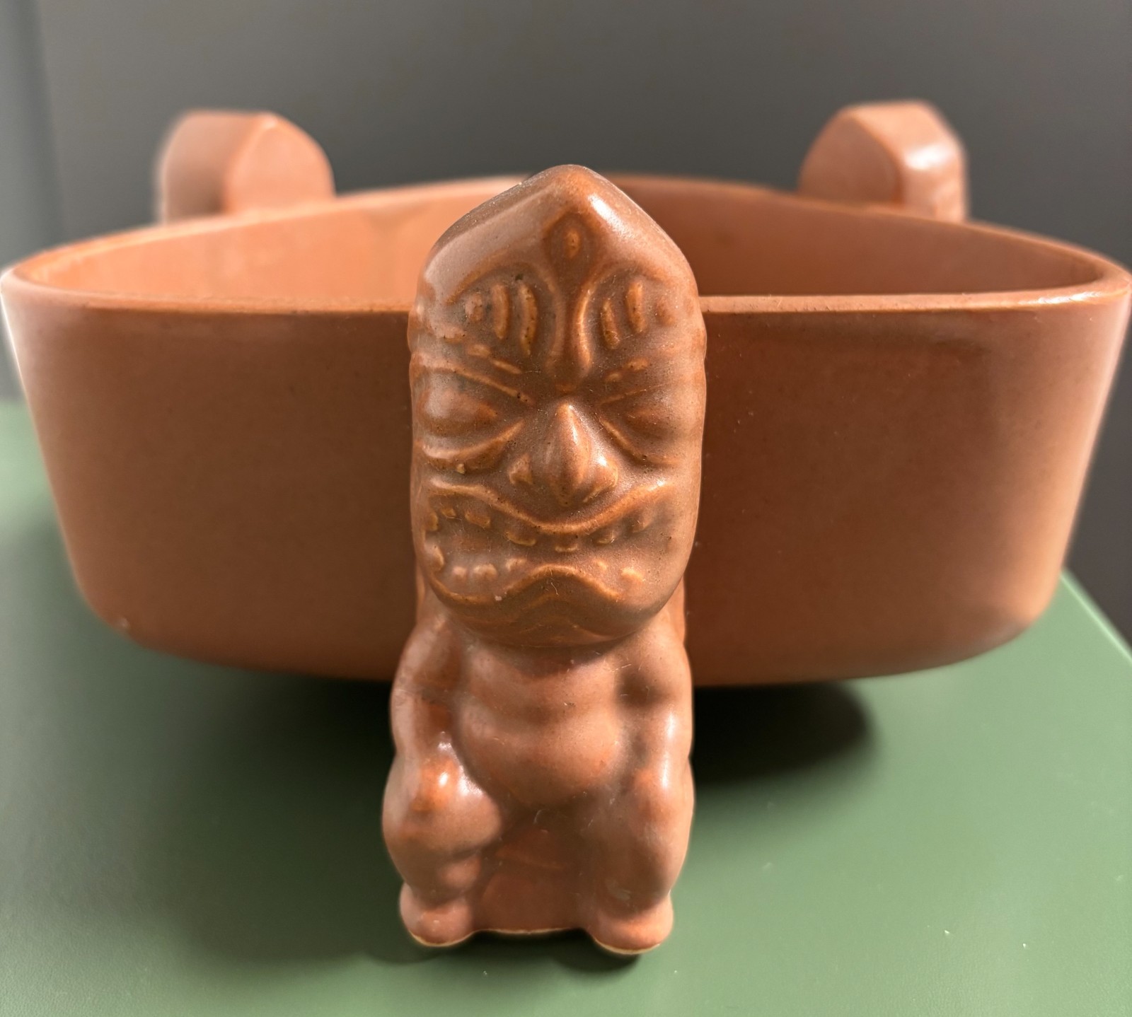 Vtg OMC 3 Ku Tikis Scorpion Bowl Mug Drinking Vessel Otagiri Islander Hawaii Kai