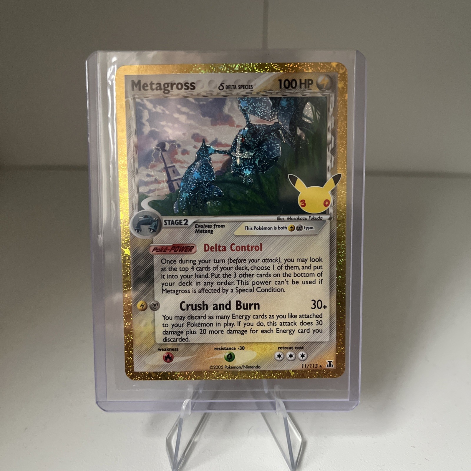 Pokémon TCG - Metagross 11/113 Delta Species - 30th Anniversary Holo - NM