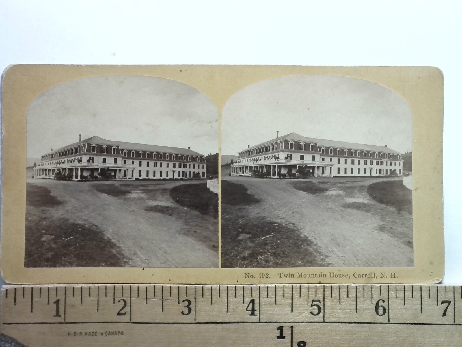 Twin Mountain House Carroll NH Stereoview Kilburn Brothers 1870s New Hampshire Twin Mountain House Carroll NH Stereoview Kilburn Brothers 1870s New Hampshire