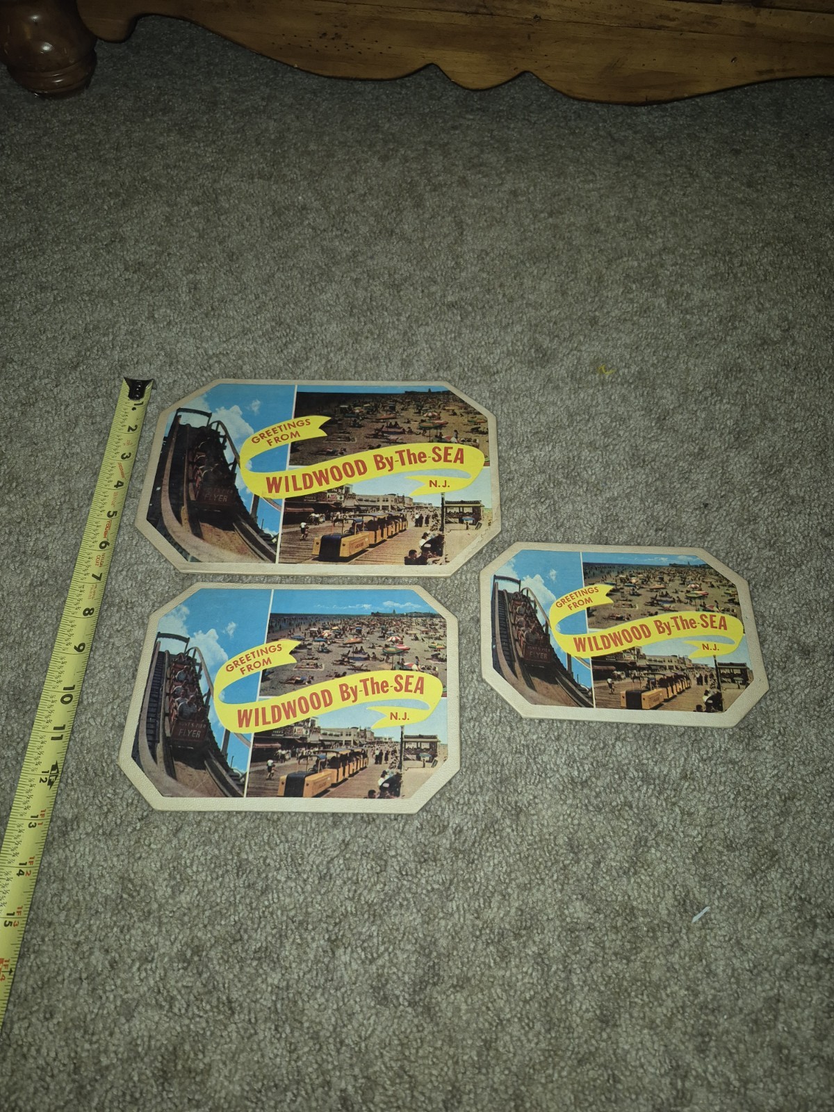 Greetings From Wildwood By The Sea N.J. Table Coasters