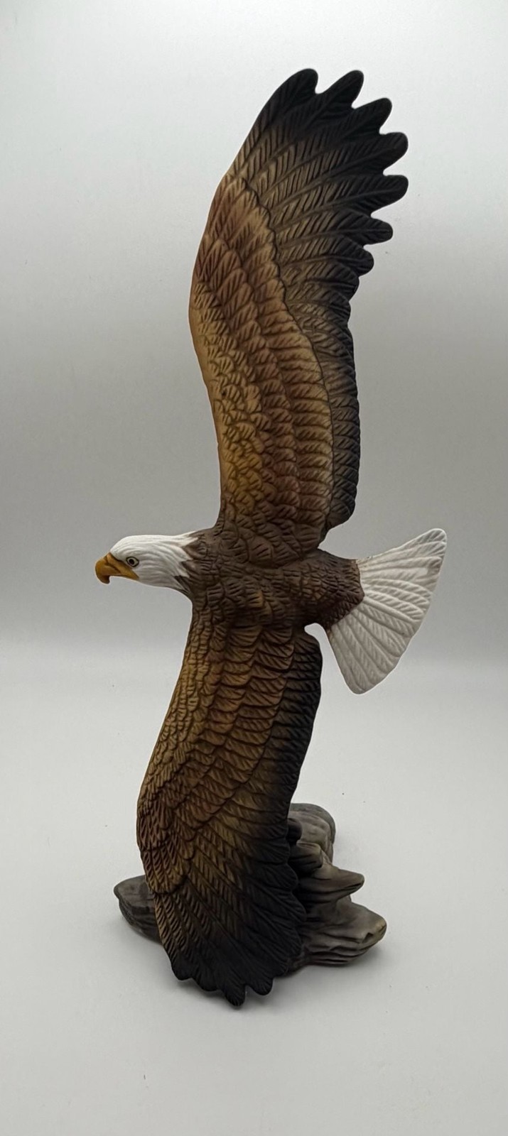 HomeTrends Hand-Painted Porcelain Bald Eagle Figurine