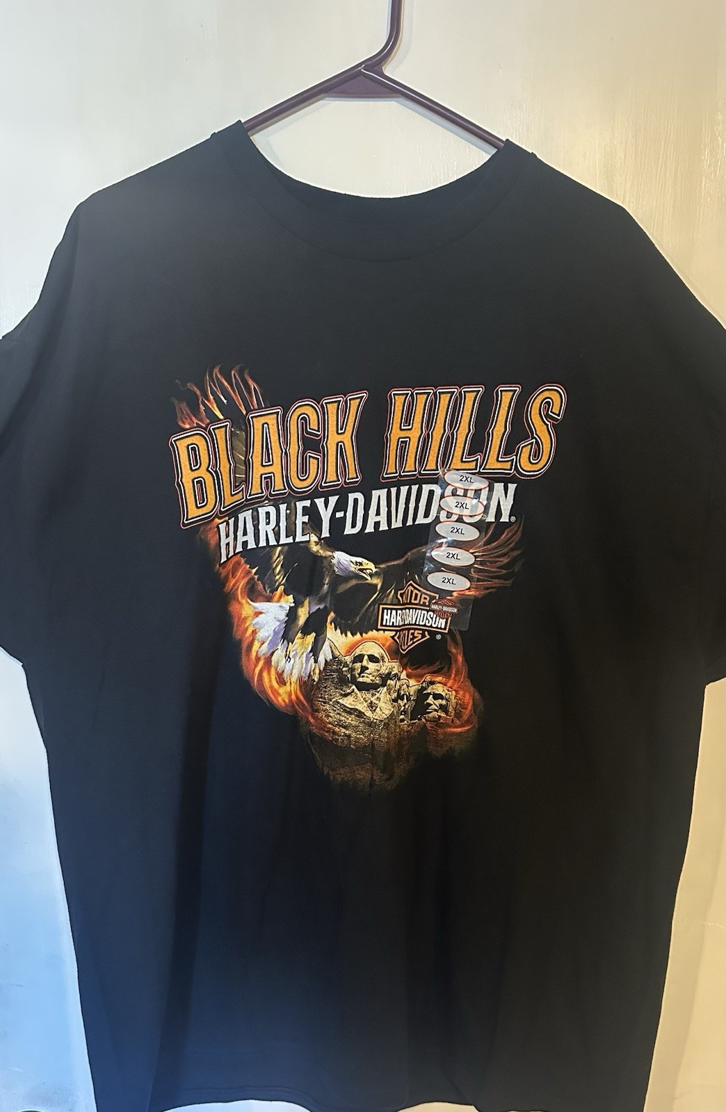 NWT Harley Davidson Black Hills Shirt 2XL Rapid City SD Shifter Graphic Tee 2017