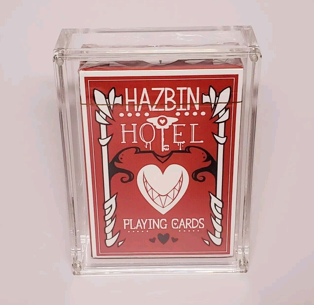 Hazbin Hotel Official Playing Cards Deck - BRAND NEW/SEALED - W/ DISPLAY CASE