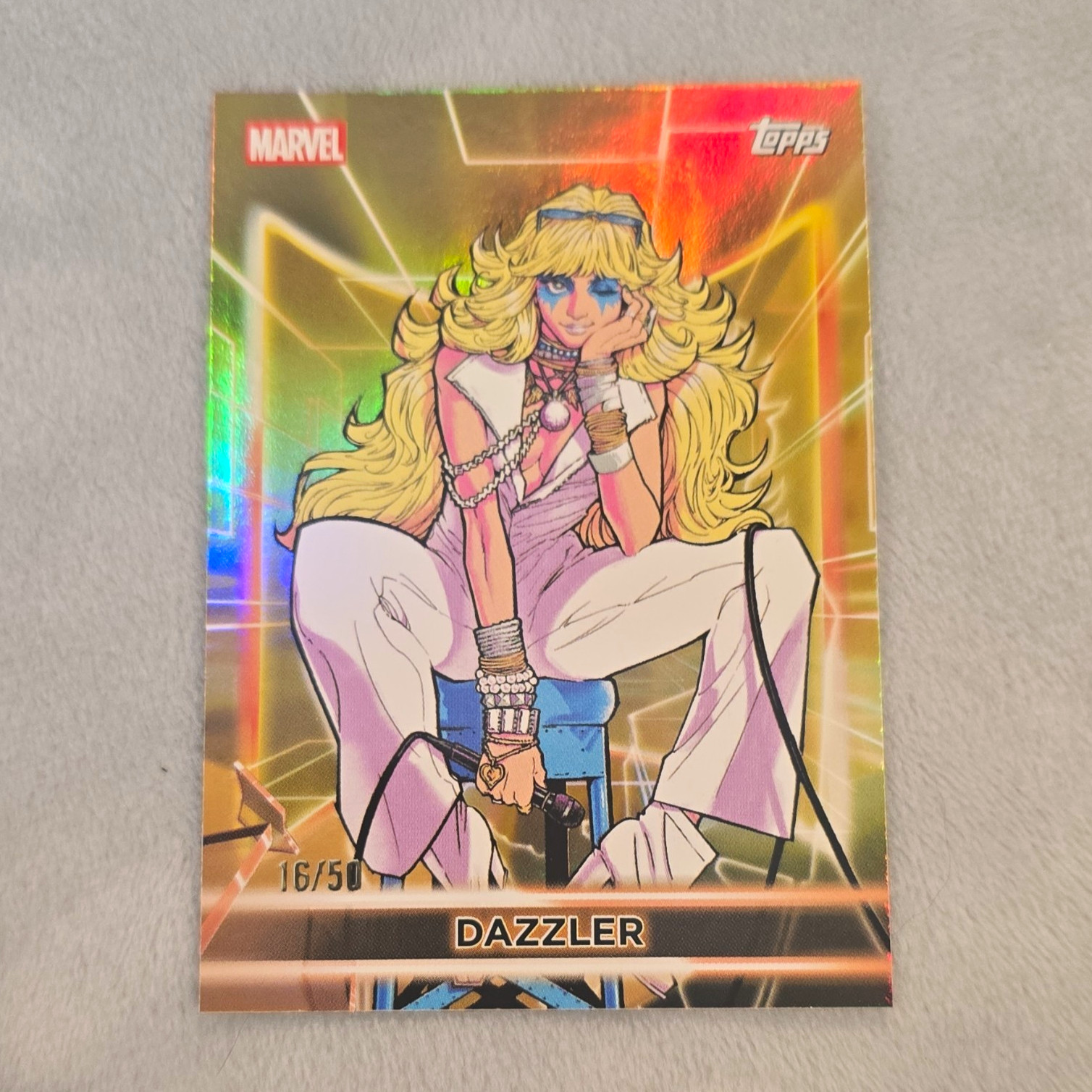 Topps 2026 Marvel Dazzler #59 Serial Numbered 16/50 