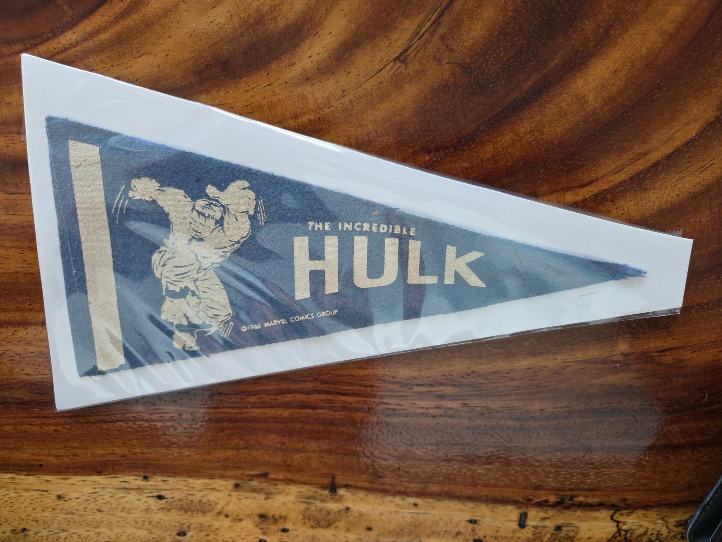 Rare 1966 Marvel Hulk Pennant Rare 1966 Marvel Hulk Pennant