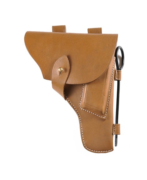 Leather Tokarev Holster with cleaning rod