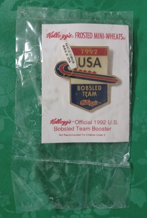 Olympics 1992 Team USA Bobsled Team - BRAND NEW IN PACKAGE - Kellogg\'s
