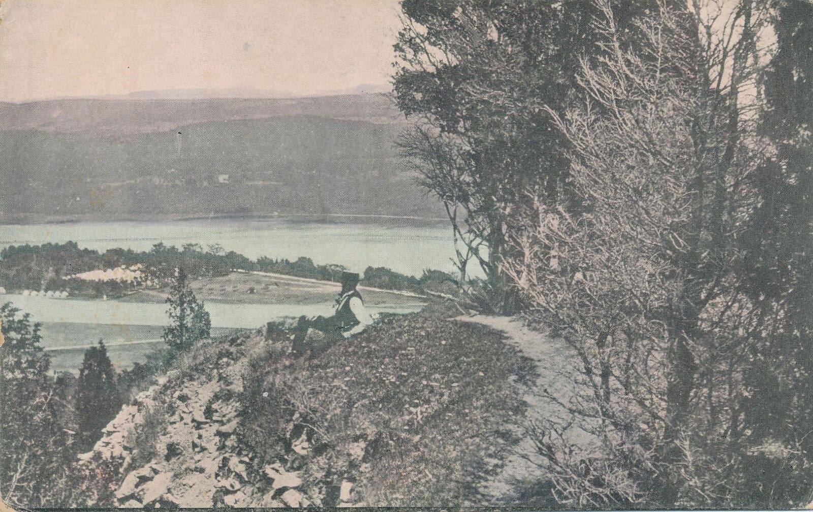 WEST POINT NY - Cadets\' Encampment Panorama Postcard - 1912