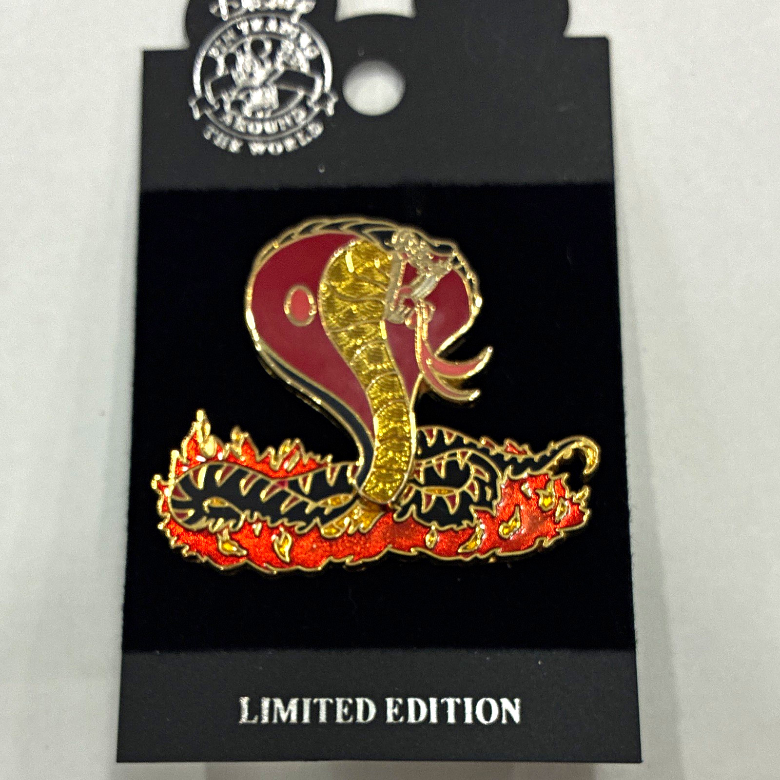 Disney Aladdin Jafar Cobra Limited Edition Pin Disney Auction 2002 Disney Aladdin Jafar Cobra Limited Edition Pin Disney Auction 2002