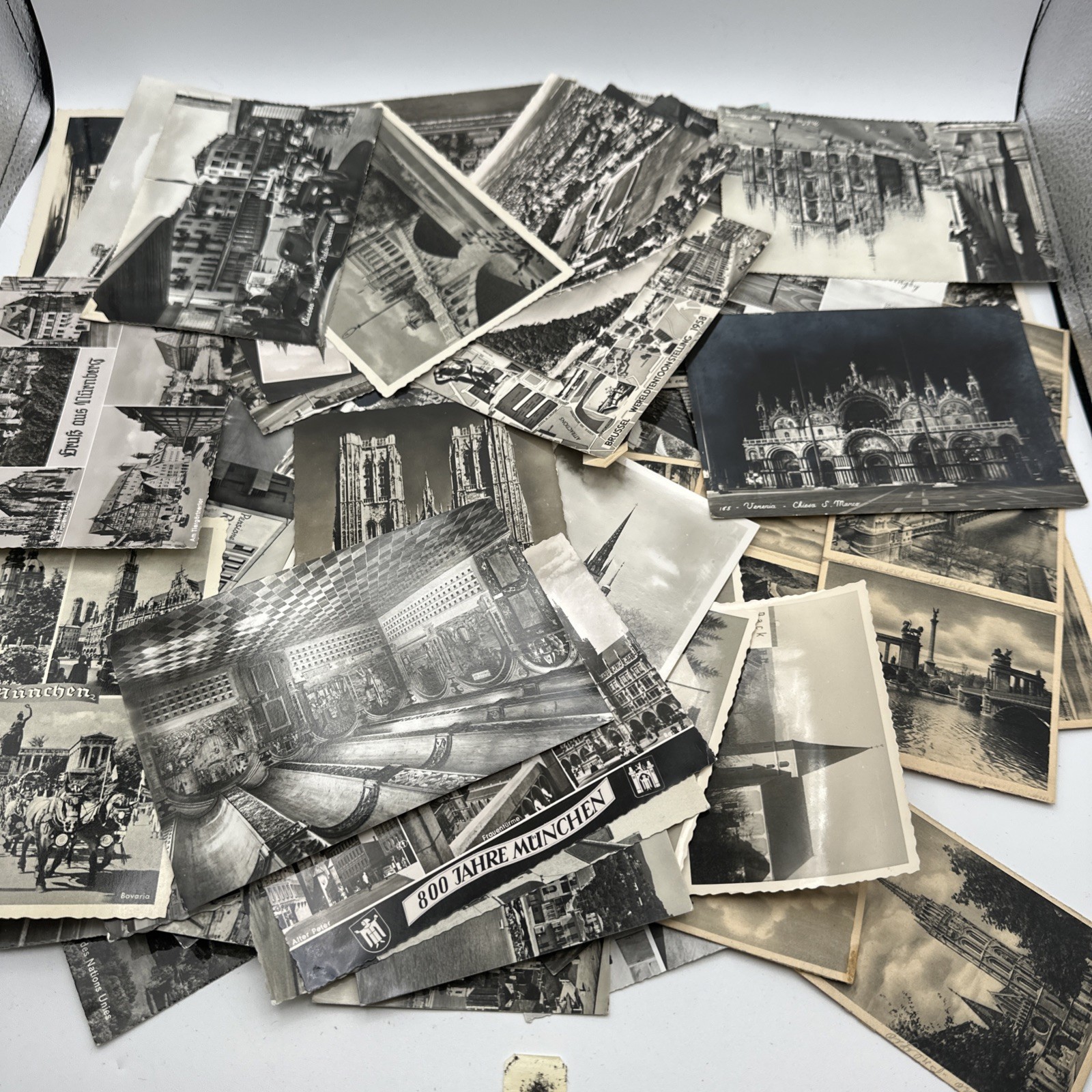 Lot of 106 Antique Vintage Postcards Mixed Real Photo RPPC Litho Ephemera