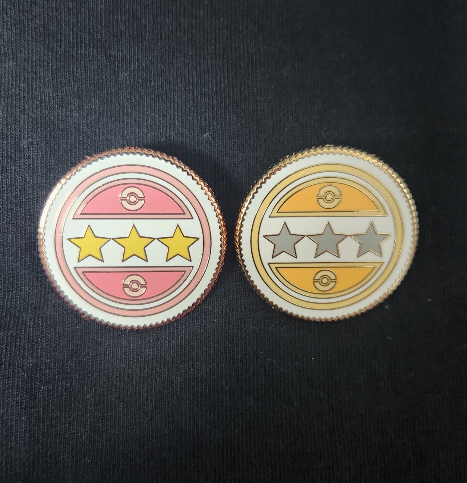 New - Pokemon Go Appraisal Lapel Pins - HUNDO & NUNDO
