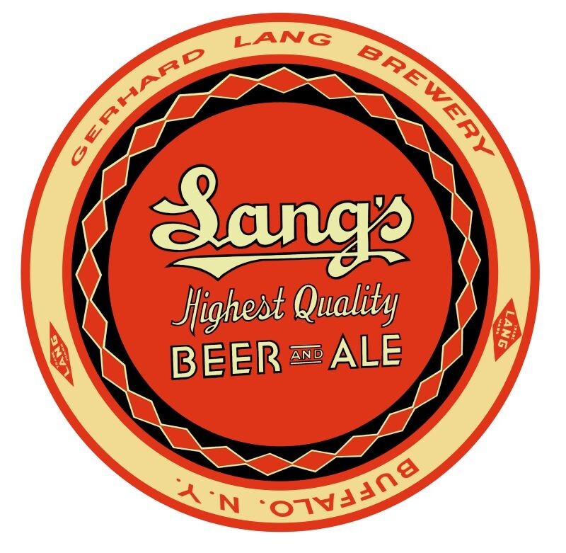 Lang\'s Beer & Ale of Buffalo New York NEW Metal Sign: 14\